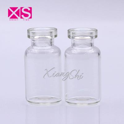 China Shiny Clear Personal Care Ampoule Bottle 2ml With Lid Cover for sale