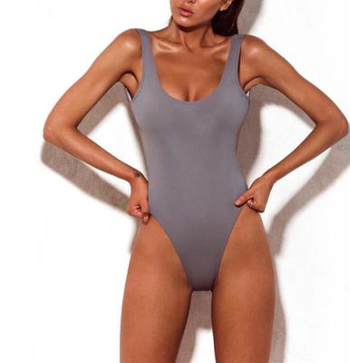 China Anti-UV Accept Backless One-Piece Customized Swimwear Women Bathing Swimming Suit Swimwear for sale