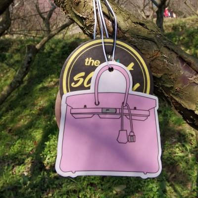 China China-chic New Car Air Freshener Paper Natural Car Air Freshener Hanging Perfume Car Interior Accessories for sale