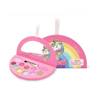 China Akiaco ICTI Kids Approval Hot Sale Easily Clean Eye Shadow EN71 ASTM Multicolor Kids Eyeshadow Palette for sale