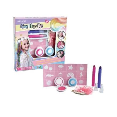 China Kids learn to make up and have fun Akiaco ICTI Professional EN71 ASTM Approval Soft Hair Chalk for sale