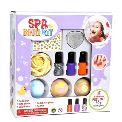 China Beauty Akiaco ICTI Approval Bath & Bath Bombs Gift Set EN71 ASTM Easy To Bubble Bath Bomb Set for sale