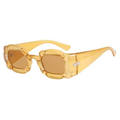 China Fashion Sunglasses Petal Irregular Sunglasses 2023 New Cross-Border European And American Sunglasses Ins Show Personality Candy Sunglasses for sale