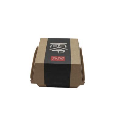 China Recyclable Burger Packaging Box Supplier for sale