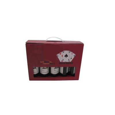 China Low Price Recyclable Custom Logo Print High Quality Recycled Wine Packaging Box for sale