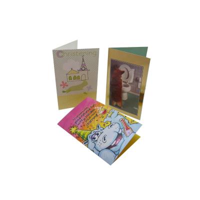 China Recyclable Christmas Paper Greeting Mail Thank You Cards Custom With Logo for sale