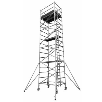 China Anodized Mobile Aluminium Scaffold Tower Easy Assemble / Disassemble for sale