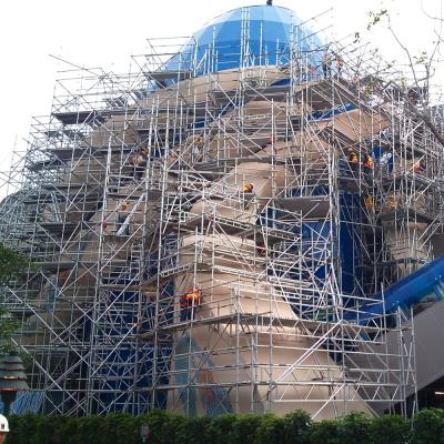 China 50.8MM Diameter Aluminium Alloy Scaffolding Lightweight For Complex Engineering for sale