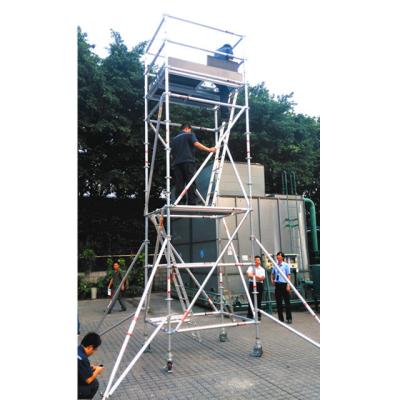 China Versatile zware aluminium steiger toren cuplock steiger voor gebouwbouw Te koop