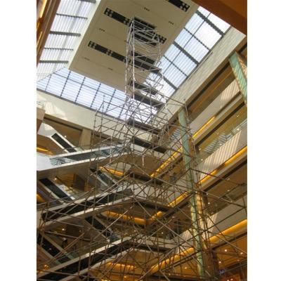 China 50.8mm Diameter Aluminium Scaffold Tower 39m Height 3.2m Thickness Ringlock Scaffolding for sale