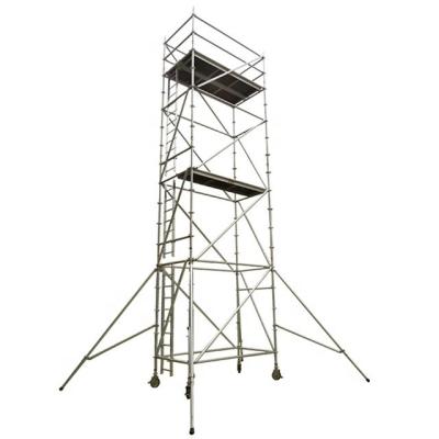 China Mobile Aluminium Scaffold Towers 1.8mm 3.2mm Thickness For Outdoor Building Construction for sale