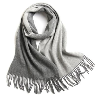 China Long Fashion All-match Wool Thick Warmth Small Double-sided Shawl Scarves 100% Shawl for sale