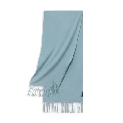 China Double Sided Inner Mongolia Cashmere Scarves Winter Color 100% Pure Cashmere Wool Scarves for sale