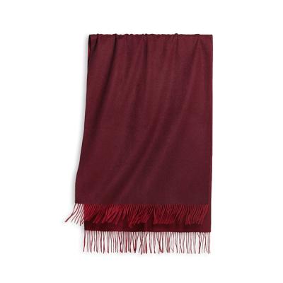 China Clothing Accessory New Accept Customization Made In China Wool Scarf Ladies Winter Cashmere Double Sided Scarf for sale