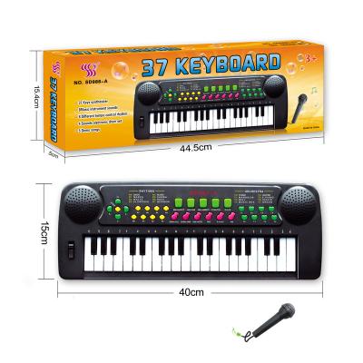 China 37 High Quality Keyboard Musical Instrument Educational Toys With Microphone 40*15*5.5CM for sale