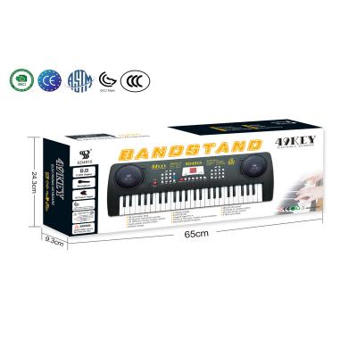 China Sale 49 Top Key Musical Instruments Keyboard Mini Musical Synthesizer 58.5*20*6.5CM for sale