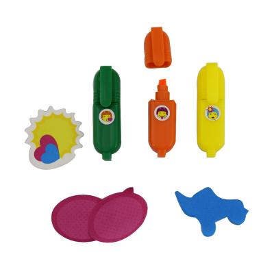 China Lovely DIY color pen drawing toy of the game for children for sale