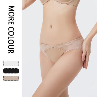 China Women's Underwear Summer Tight Breathable Stomach Cotton Sheer Waist Girls Low Waist Seamless Comfortable Breathable Underwear for sale