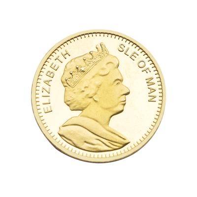 China Custom Commemorative British Queen Elizabeth Fake Gold Europe UK Money II Souvenir Coin for sale