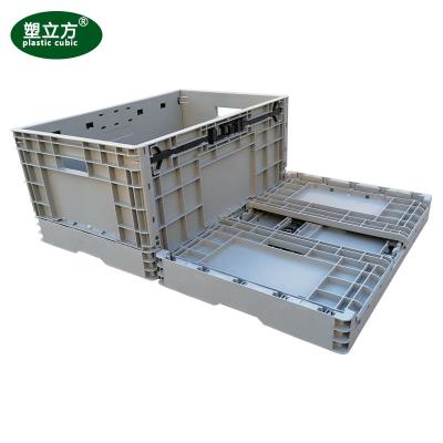 China Custom Collapsible Collapsible Nested Plastic Crate Storage Bins Box Good Quality Low Price for sale