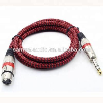 China 3-Pin XLR Mic Cable Audio Guitar/Mic Cable Audio Guitar for sale