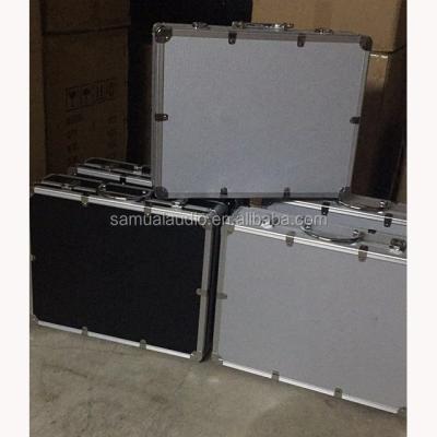 China Aluminum Microphone Briefcase Wired&Wireless Microphone Suitcase for sale