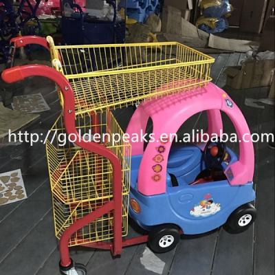 China Unfolding Kids Shopping Trolley / Shopping Trolley For Supermarket for sale