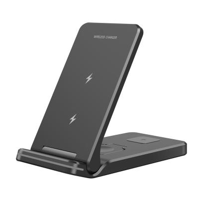 China Free Sample Wireless Charging 3 in 1 Charger Dock Charging Station Wireless Charging Stand for sale