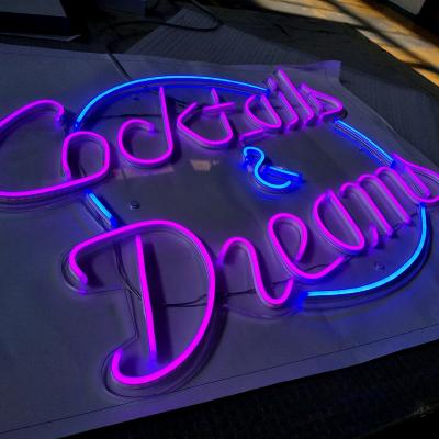 China Shops Led Flex Acrylic Neon Sign China Custom Made For Home And Bar for sale