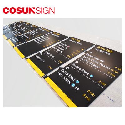 China The wholesale price of easy sign factory directory lobby COSUN installation for sale