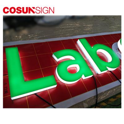 China Long Term Work Outdoor Advertising Sample Design Acrylic Led Sign Board For Store for sale