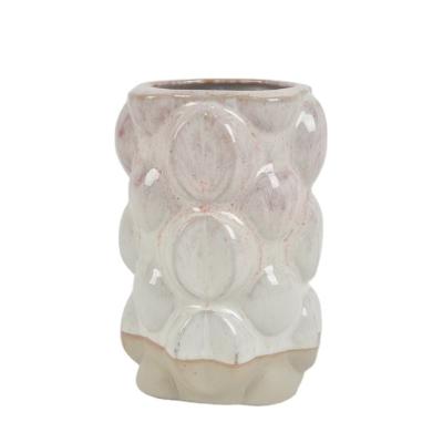 China Home Eco-Friendly Unique Decorative Porcelain Design Ceramic Flower Vase for sale