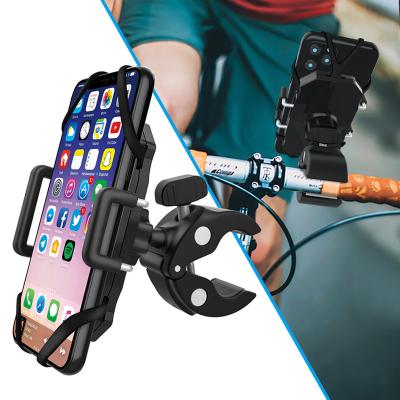 China High Elastic Strap Make Phone Safe Bike Phone Mount Full Screen Touch 360 Rotation Anti Shake Phone Mount Holder for sale