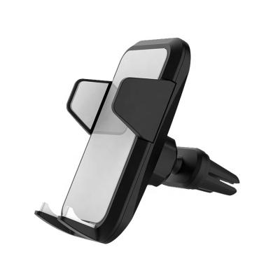 China Hot Selling Stretch 55-95mm Double Cell Phone Air Vent Mount Car Mount Mobile Phone Holder For Car for sale