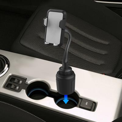 China Large Increase Size For Newest Car Phone Holder Adjustable Hole Cup Car Cup Phone Holder Different Flexible Long Holder Neck for sale