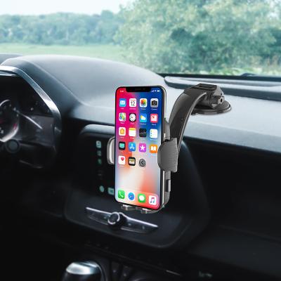 China Anti - Shake Gooseneck Can Bend To Any Desired Corner Suction Cup Car Phone Mount Windshield Holder / Dashboard Phone Super Strong Sticky Car for sale