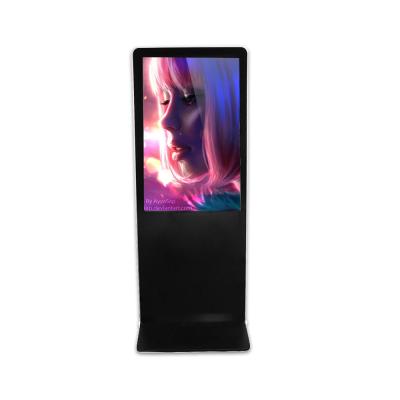 China 55 inch LCD advertising player floor stand digital signage, indoor advertising Kiosk/totem for sale