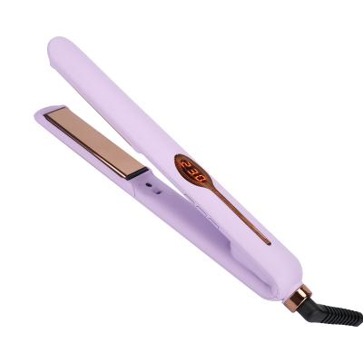 China Infrared function and adjustable temperature 2023 New hair straightener infrared multiple temperature adjustment hair iron professional hair straightener mini portable for sale