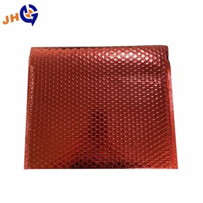 China Tearproof Bubble Red Cosmetic Packaging Compound Co Extruded Film Bubble Bag Thickened Buffer Bubble Bag for sale