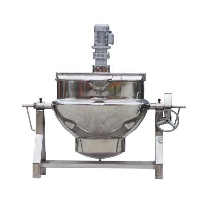 China The pot body is formed once the 50L electric jacketed kettle with coaxial mixers for sale