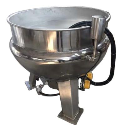 China The pot body is once selling best shaped jacketed ware hot pepper sauce gas heating kettle with high quality for sale