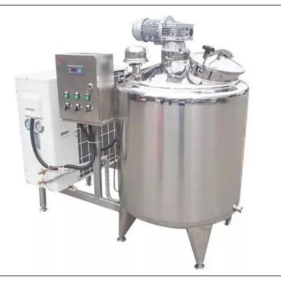 China Refrigeration gear is fast stainless steel direct cooling liquid storage milk tank for sale