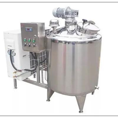 China Refrigeration speed is quickly 500 liter stainless steel small immersion bulk milk cooling tank for sale