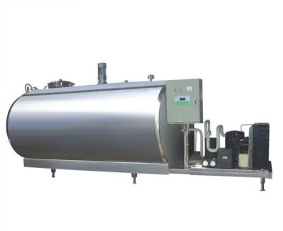 China The refrigeration speed is 2000L the horizontal type fast milk cooling tank for dairy plant for sale