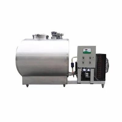 China Refrigeration speed is fast horizontal milk cooling tanks /China milk cooler used in dairy farm for sale