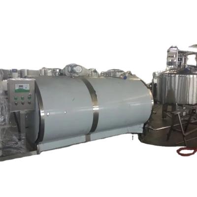 China Refrigeration Gear is Quickly Beverage Sanitary Juice Tank Stainless Steel Storage Tank Horizontal Wheel Agitator Stirring Mixing Storage Tank for sale