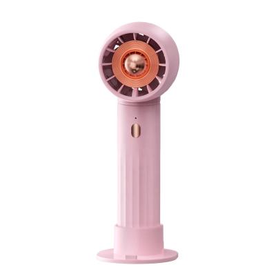 China Factory Wholesale Mute Handheld Portable Pocket Mini LED Fan Small Fans With Battery for sale