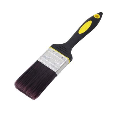 China Best Selling Stand Wholesale China Painting Synthetic Filament Brush TPR Handle 75mm Paint Brush for sale