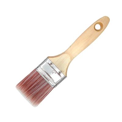 China China Wholesale High Quality Wooden Handle Paint Flat Filament Brush Paint Brush Pretty for sale