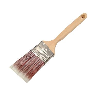 China Wholesale Manufacturers Painting Professional Angled Pretty Wall Paint Brush With Wooden Handle for sale